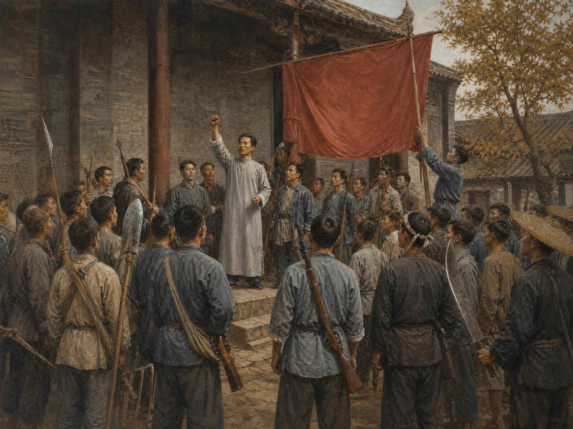 南国烽烟举战旗